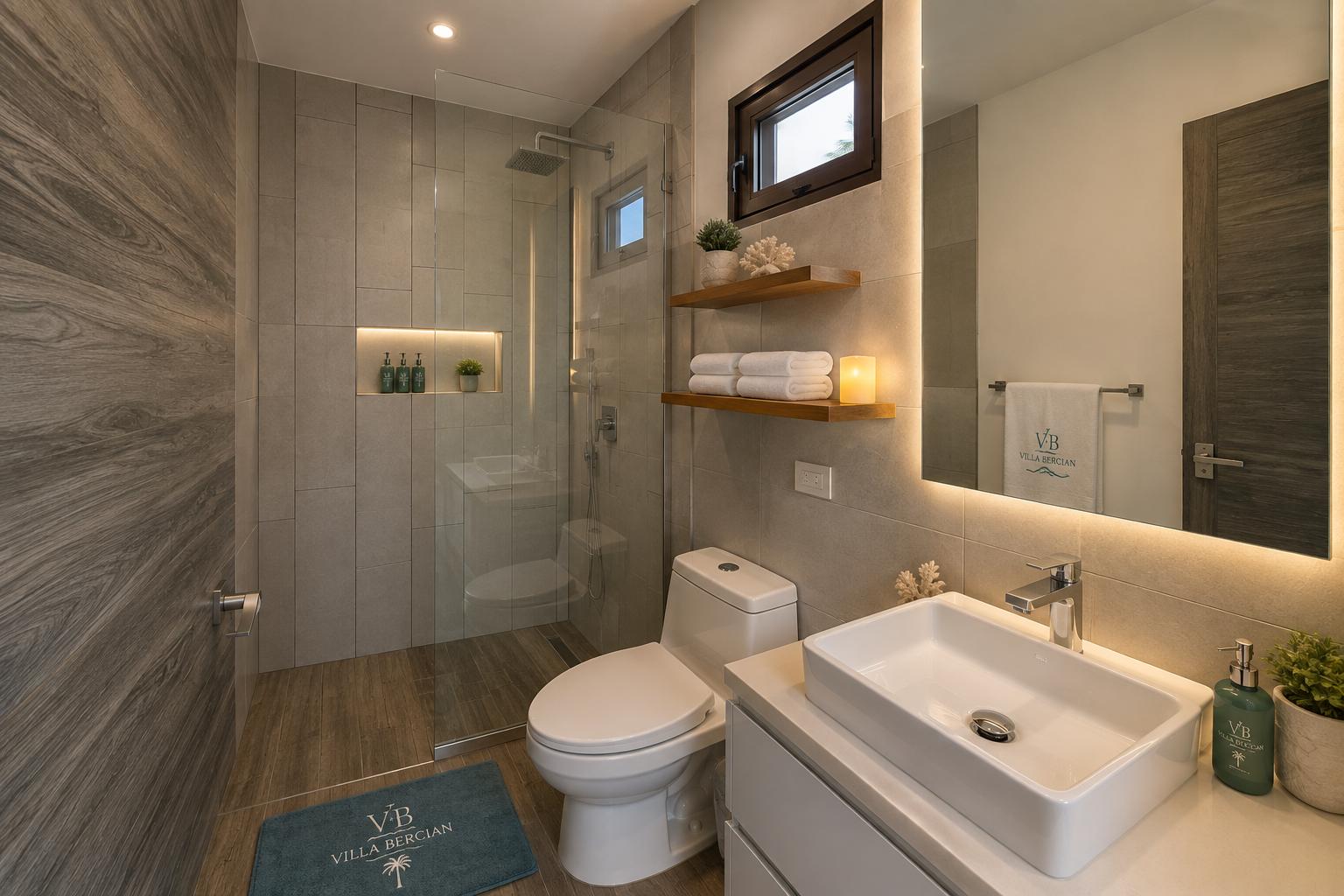 Baño completo de Villa Coral
